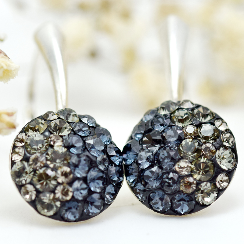 Cercei handmade Chaton Degrade – Argint 925