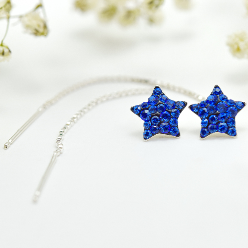 Cercei handmade forma Stelute – Argint 925