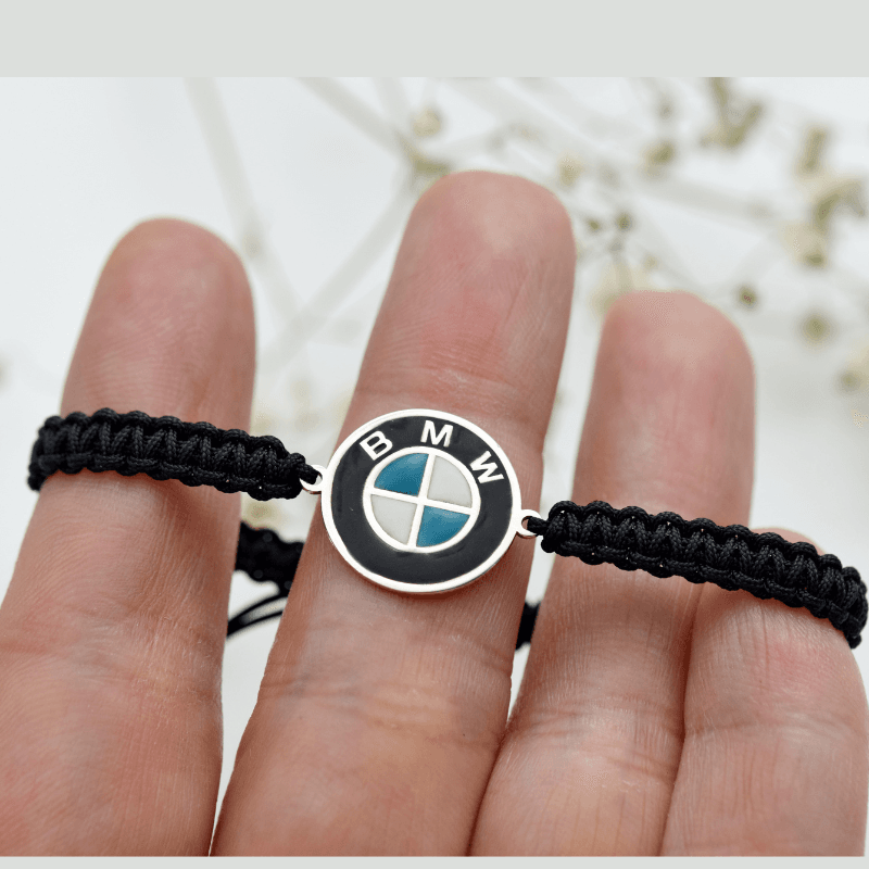 Brățară reglabilă Sigla BMW - Argint 925