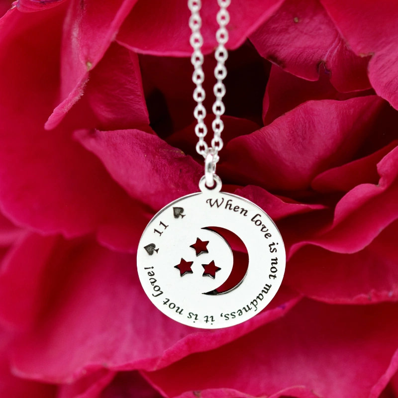 Lănțișor personalizat simbol Lună și Steluțe – Argint 925