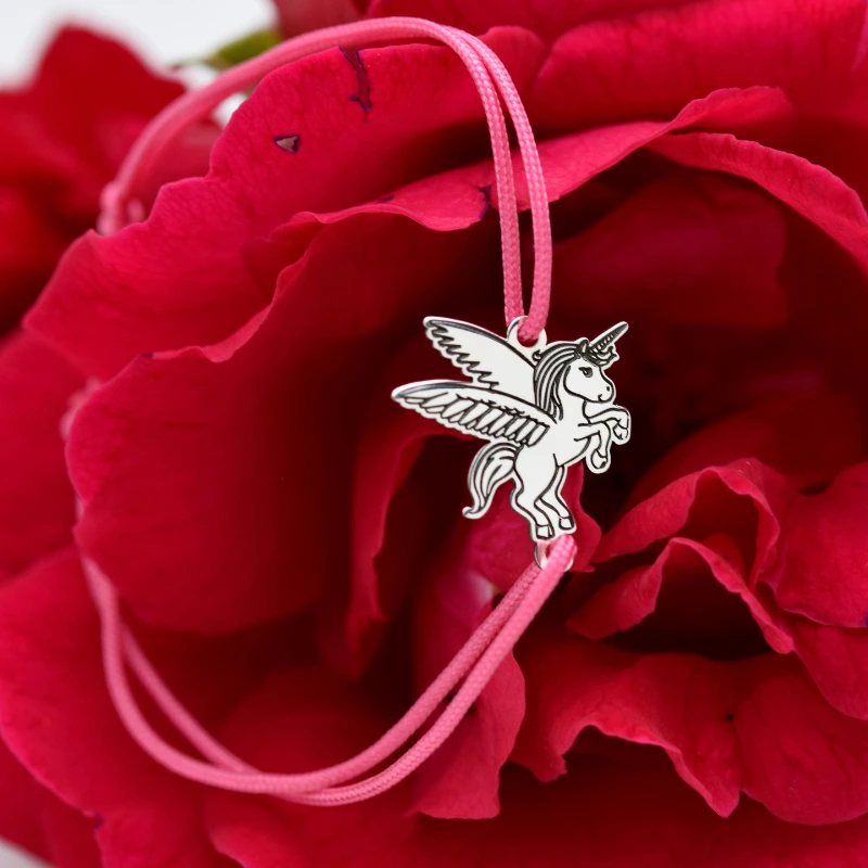 Brățară reglabilă simbol Unicorn - Argint 925