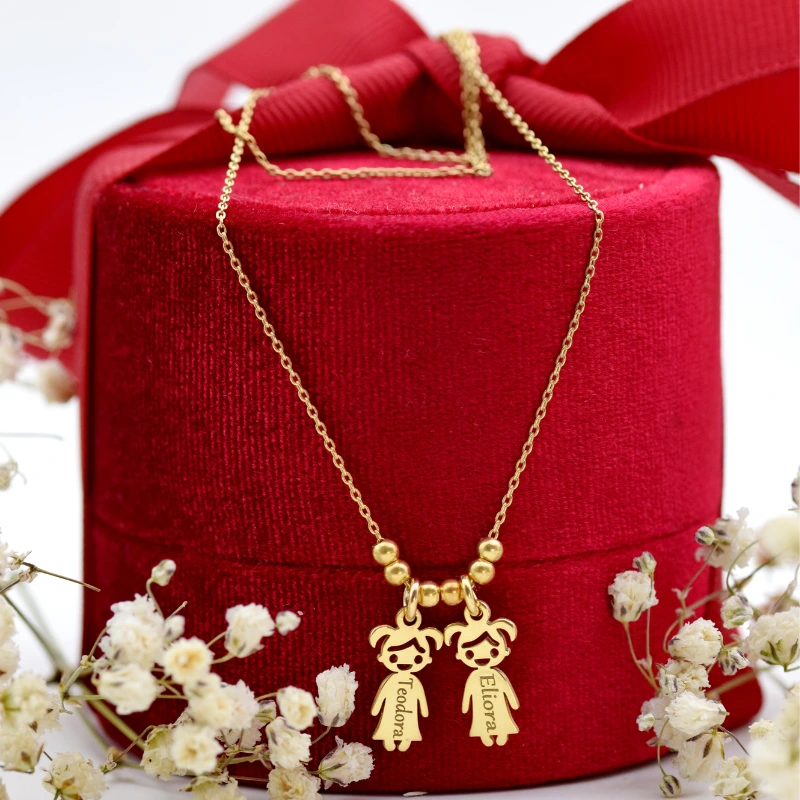 Lănțișor „My Happiness” – Argint 925 suflat cu aur