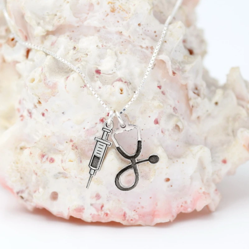 Lănțișor„Asistenta Mea Preferată / Medicul Meu Preferat” – Argint 925