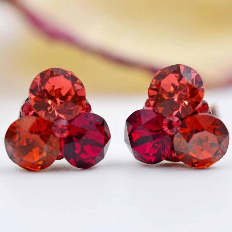 Cercei handmade Trio Chaton Autumn – Argint 925