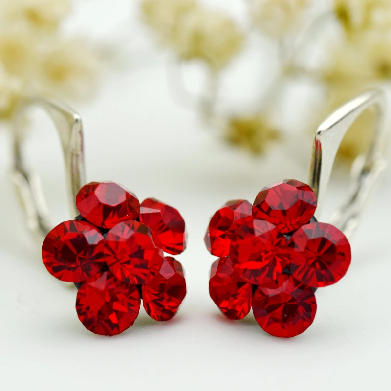 Cercei handmade Mini Floricele – Argint 925